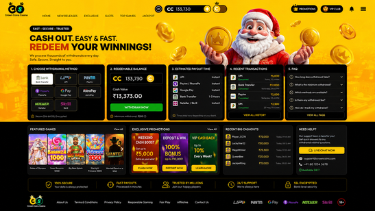 crown coins casino Gameplay